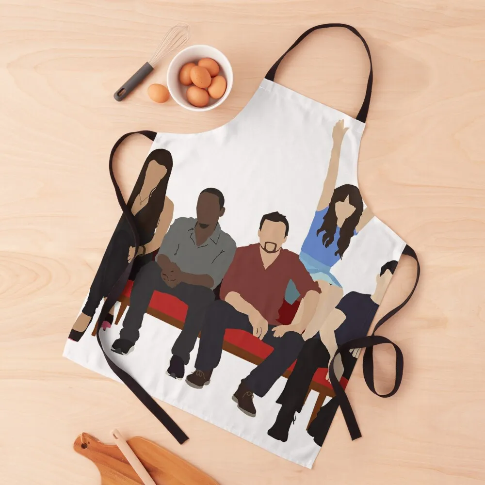 

New Girl Crew Apron Custom work gowns for women cleaning Womens Dresses Kitchen Household Items Apron