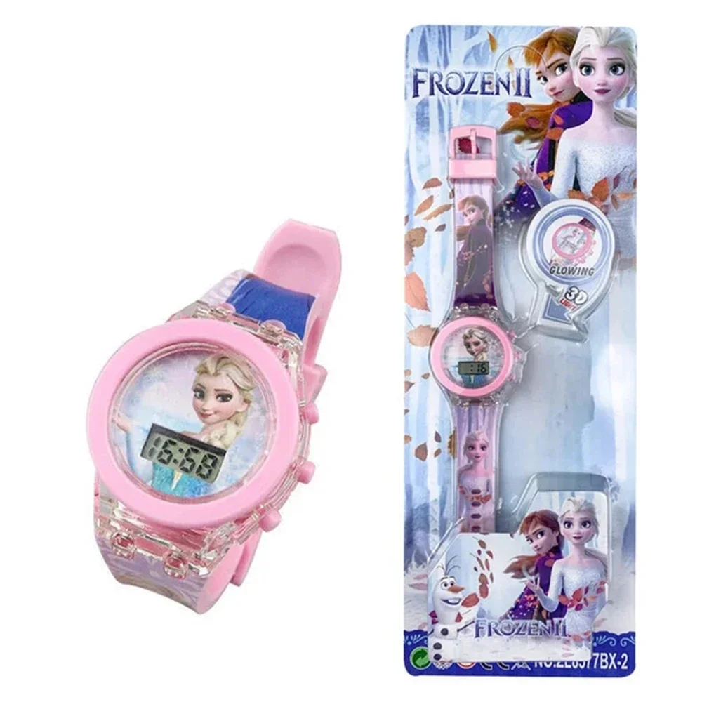 Flash Light Spider Orologi per bambini per ragazzi Squalo cartone animato Topolino Orologio per bambini Orologio per studenti per ragazze Regali