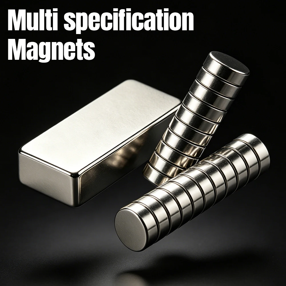 Super Strong Magnet N35 Round Magnetic NdFeB Powerful Block Neodymium Magnet  Disc imanes Refrigerator Magnets ﻿