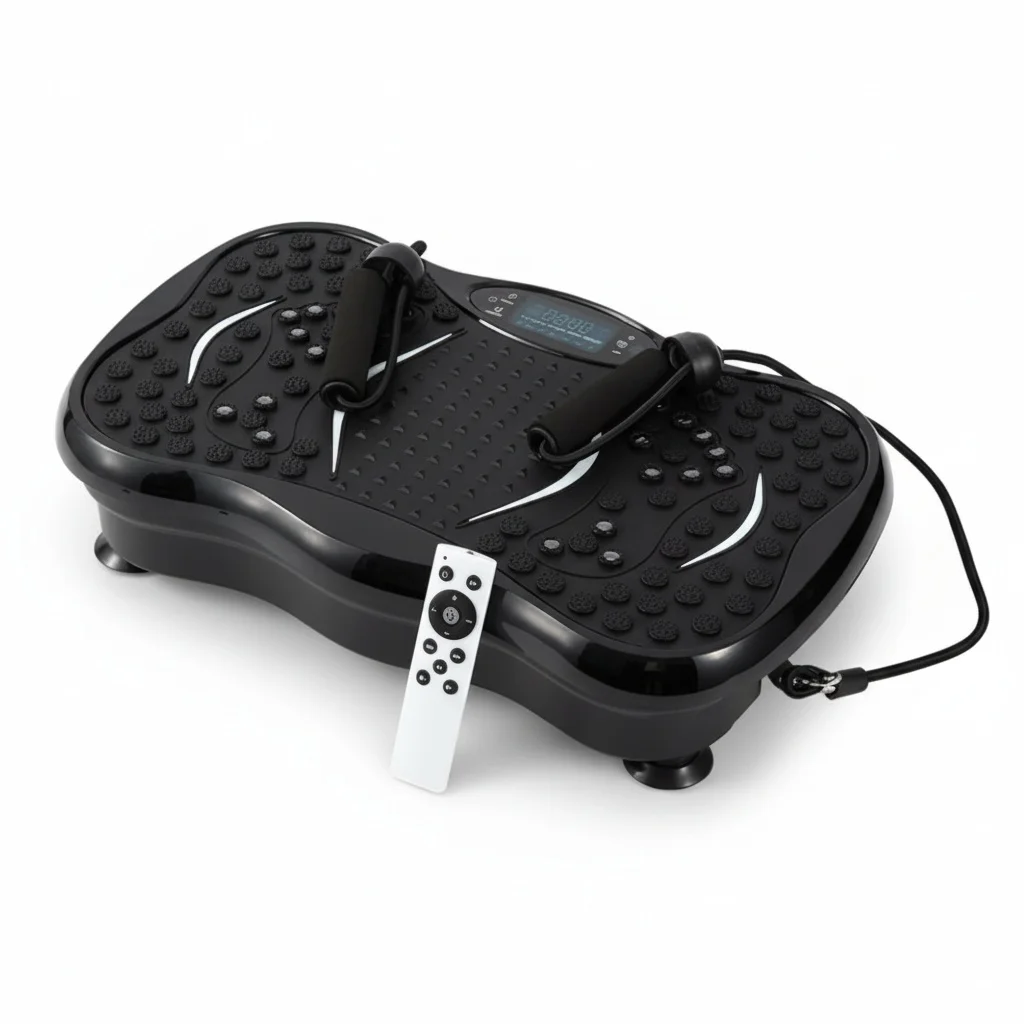 

Vibration Plate, Aluminum Alloy Fat Shaking Machine, Full-body Vibration Trainer, 150kg Capacity, Home Fitness Equipment