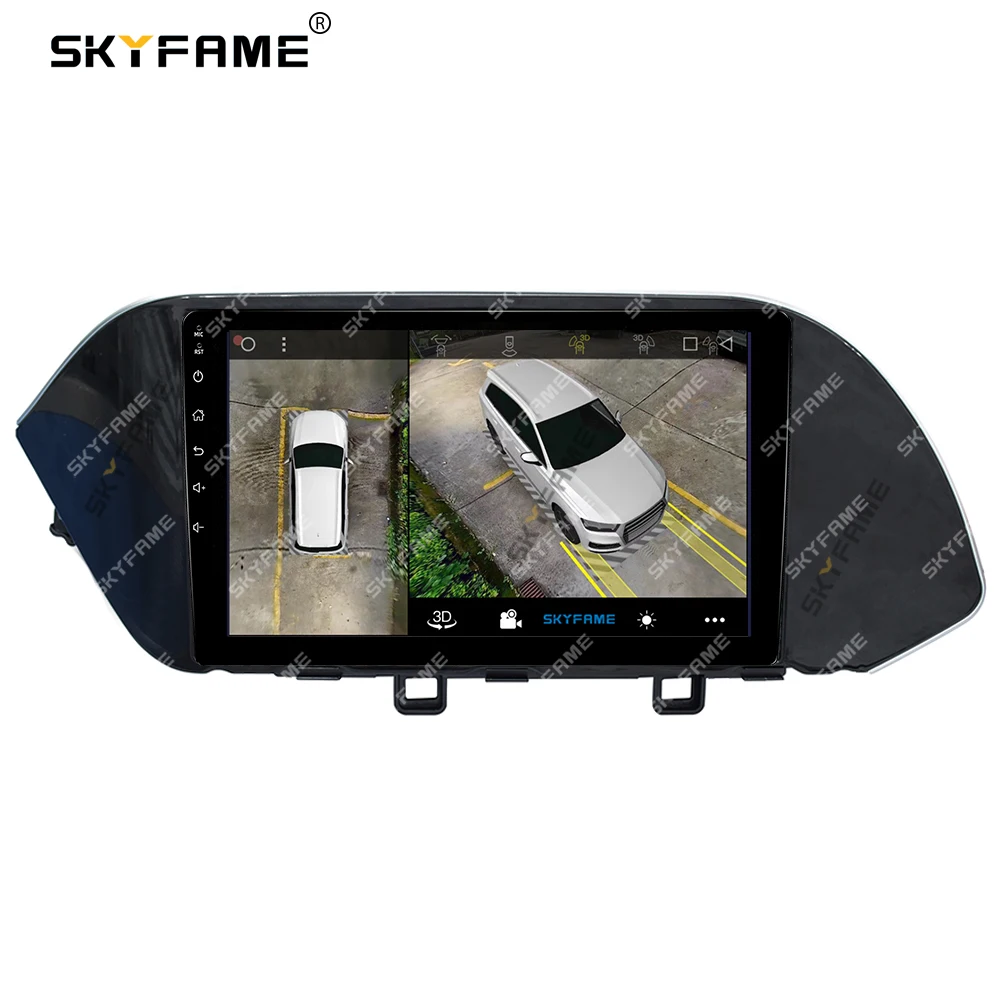 SKYFAME Telaio Auto Fascia Adattatore Canbus Box Decoder Android Radio Dash Montaggio Pannello Kit Per Hyundai Sonata 10