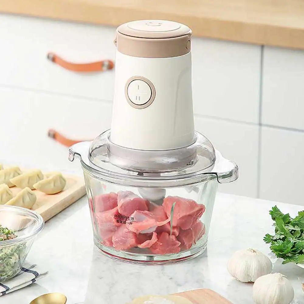 Penggiling Pengisi Listrik Rumah Tangga Penggiling Daging Mesin Memasak Multifungsi Kecil Mesin Pengisi Daging Mixer