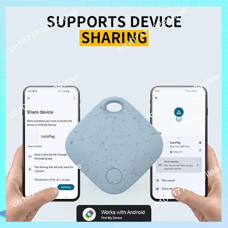 

A17Z Bluetooth GPS-трекер для домашних животных, ключи для Google Find My App для ключей, багажа, рюкзака черного цвета A