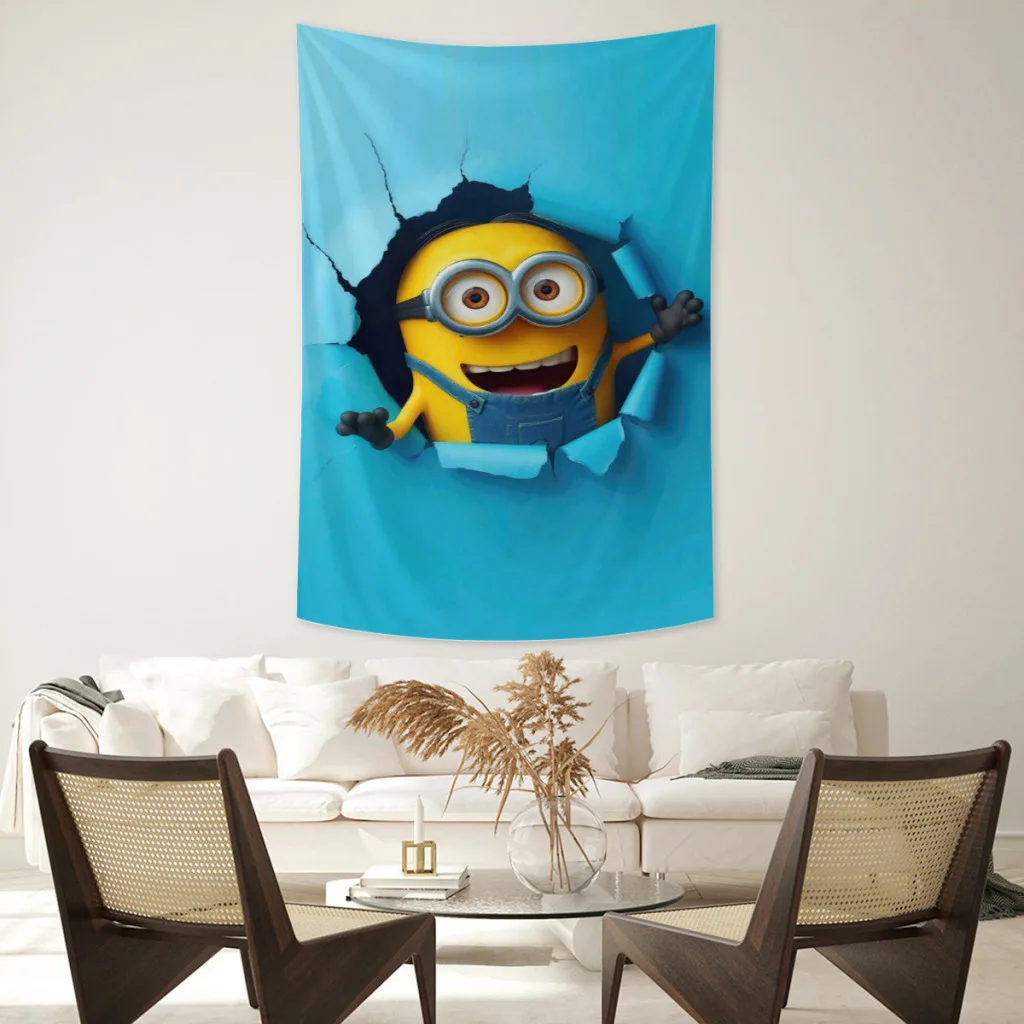 

Minion Minions Tapestries Room Decoration Items Home Décor Bedroom Wall Decorating Cloth