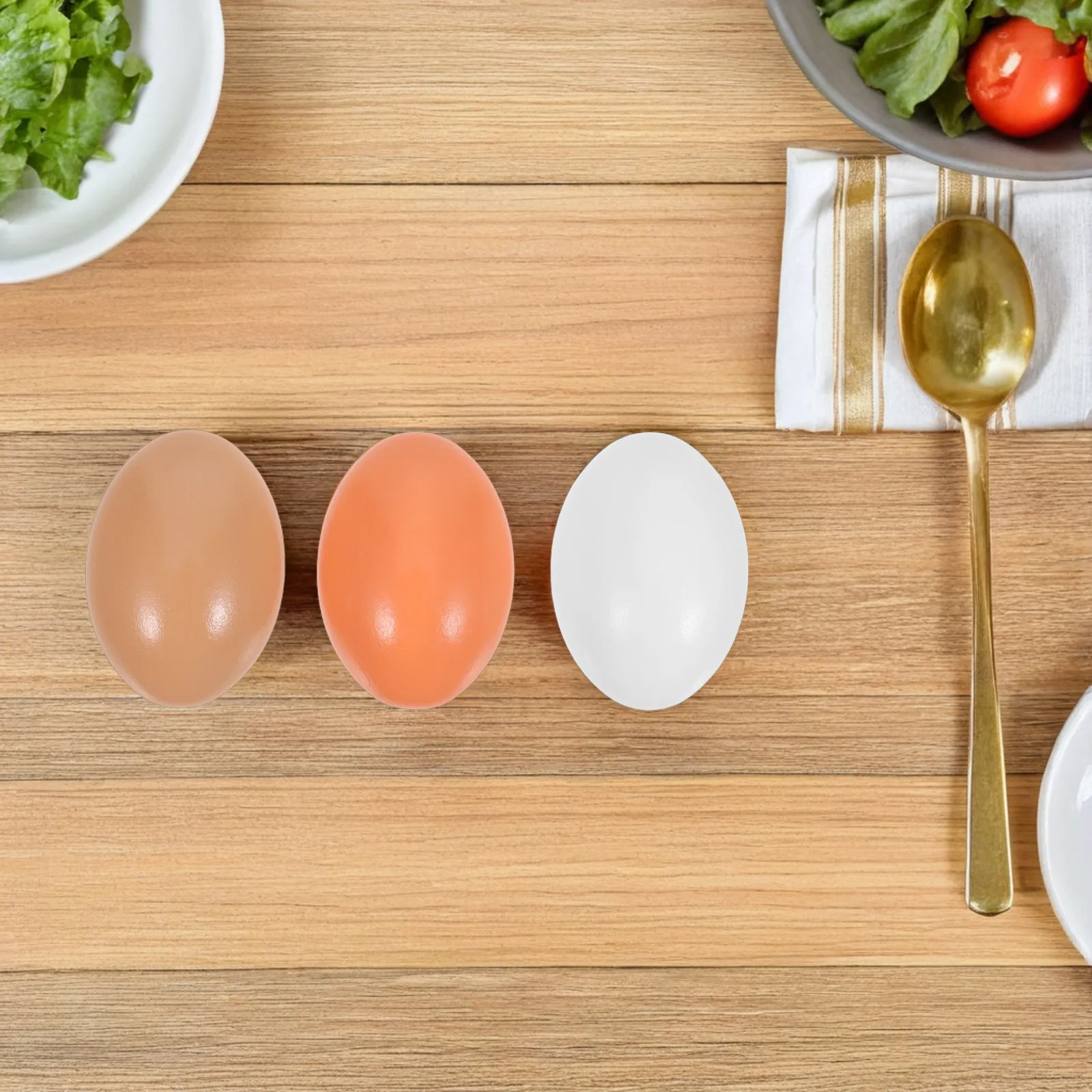 

Деревянные имитационные яйца с гладкой поверхностью для кулинарных тренировок, презентации блюд, оформления домашнего бара, декоративной коллекции