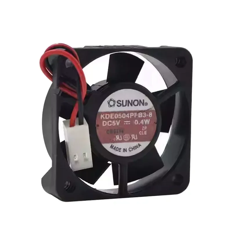 for KDE0504PFB3-8 for sunon 4010 5V 0.4W 4CM Silent Cooling Fan Compatible with USB Connection Quiet Operation