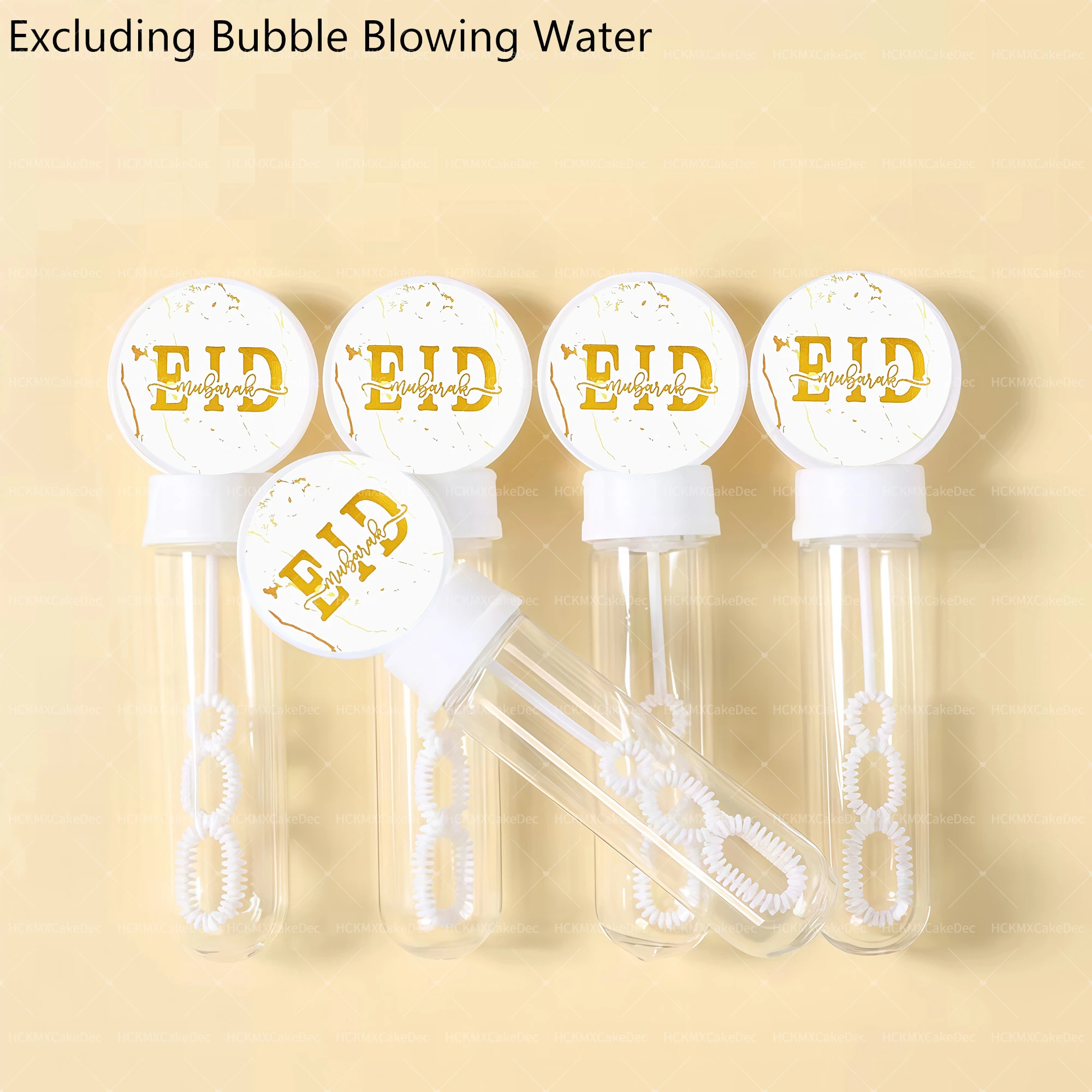 EID Mubarak Bubble Wand Soap Bottle Tube Ramadan Decor For Home Ramadan Kareem Party Eid Gifts，No bubble water included