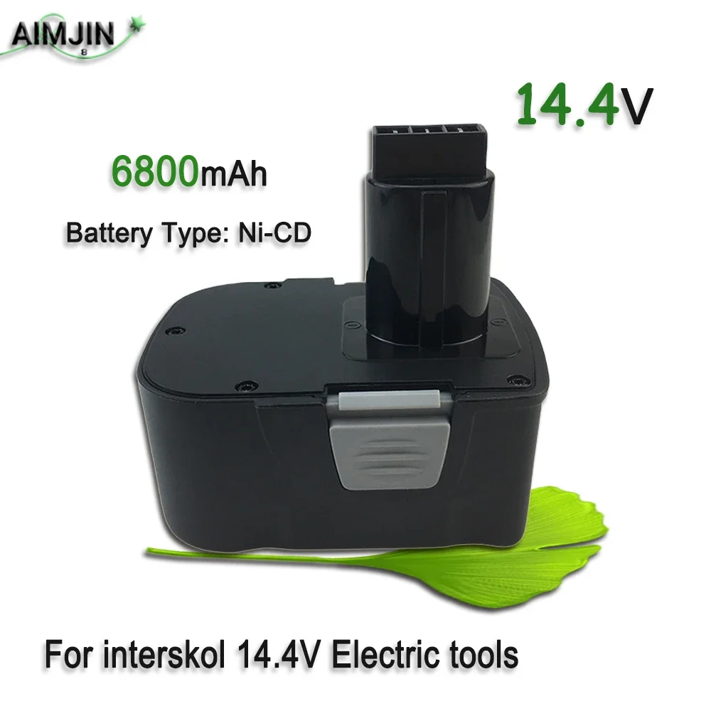 

For Interskol 14.4V 6800mAh Ni-CD Rechargeable Battery Electric Tools Replacement