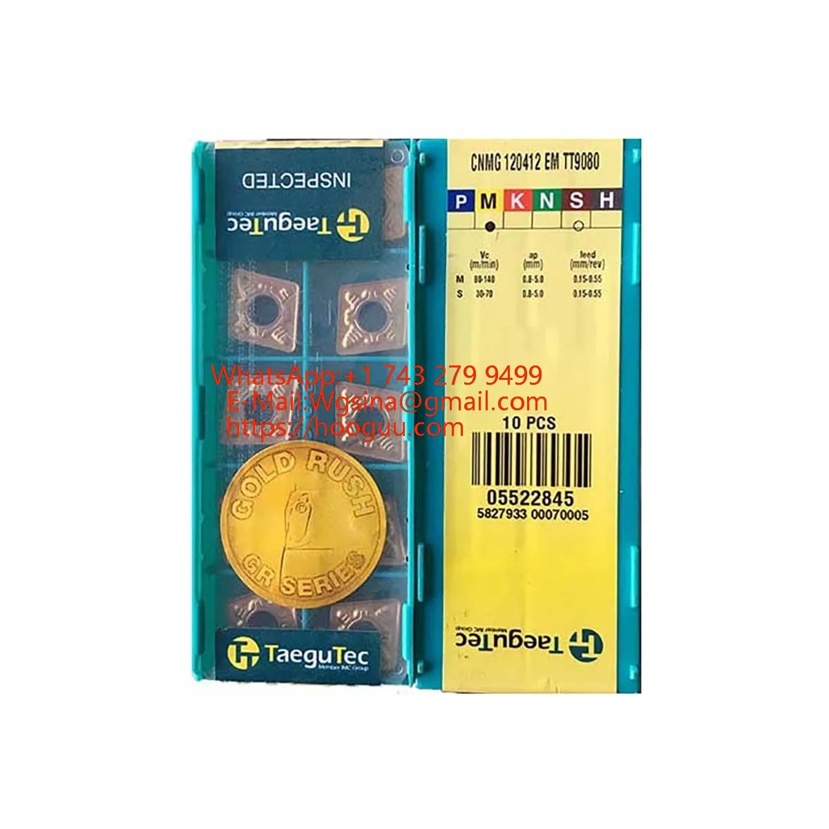 TaeguTec CNMG120412/120416/160608 Carbide Turning Insert 86/EM/MT/PC/RGP DP5320 TT9080 TT8115B TT8125B TT5080