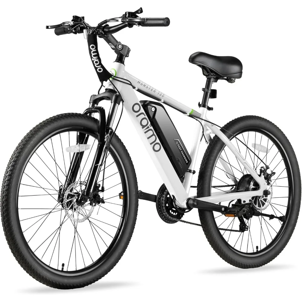 

Electric Bike for Adults,350W BAFANG Motor(Peak 500W), 4A 3H Fast Charge,26" Mountain Ebike Shimano 21 Speed, Electric Bicycle