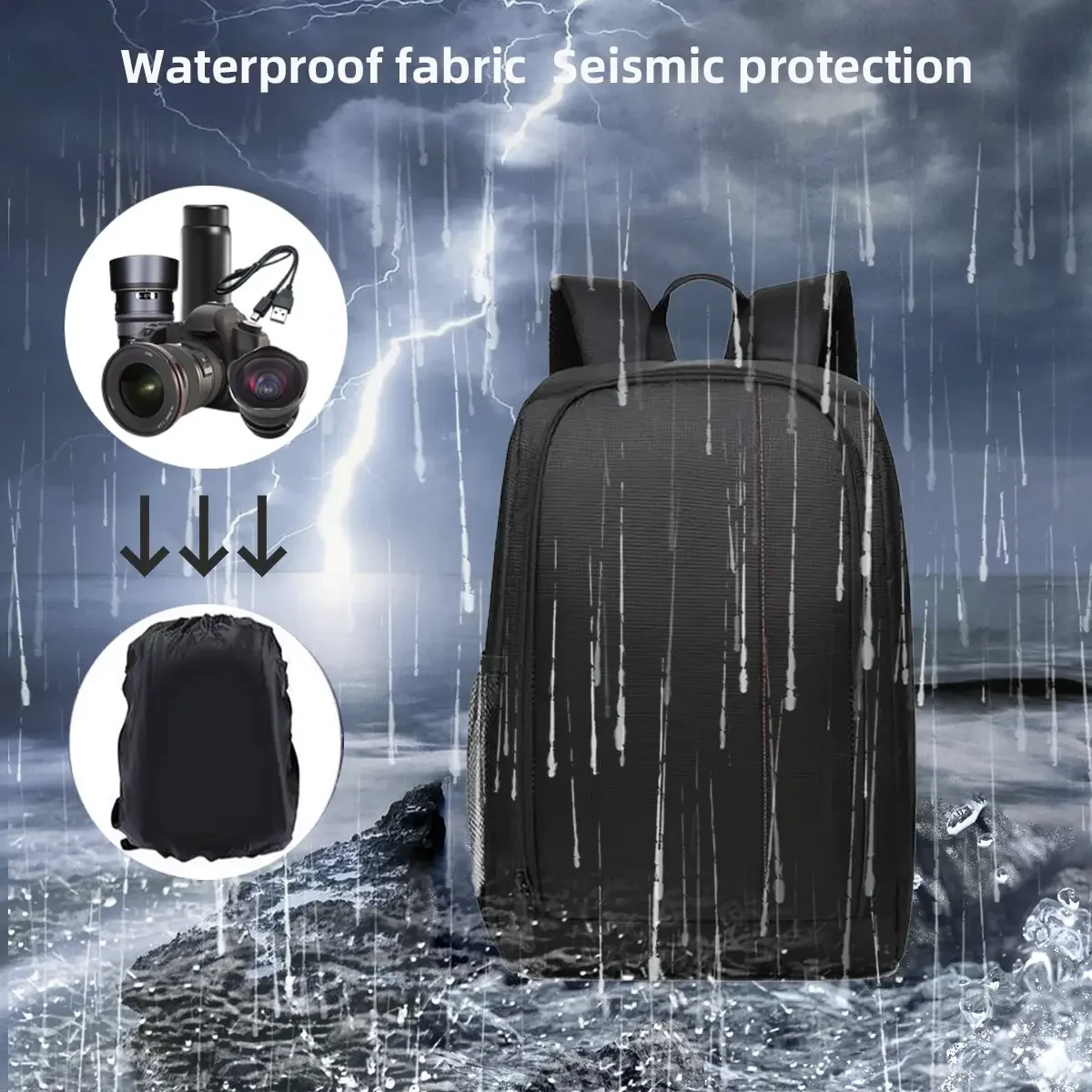 Multifunktion ale kamera tasche nikon canon digitale linse outdoor fotografie rucksack leichter wasserdichter stoff große kapazität