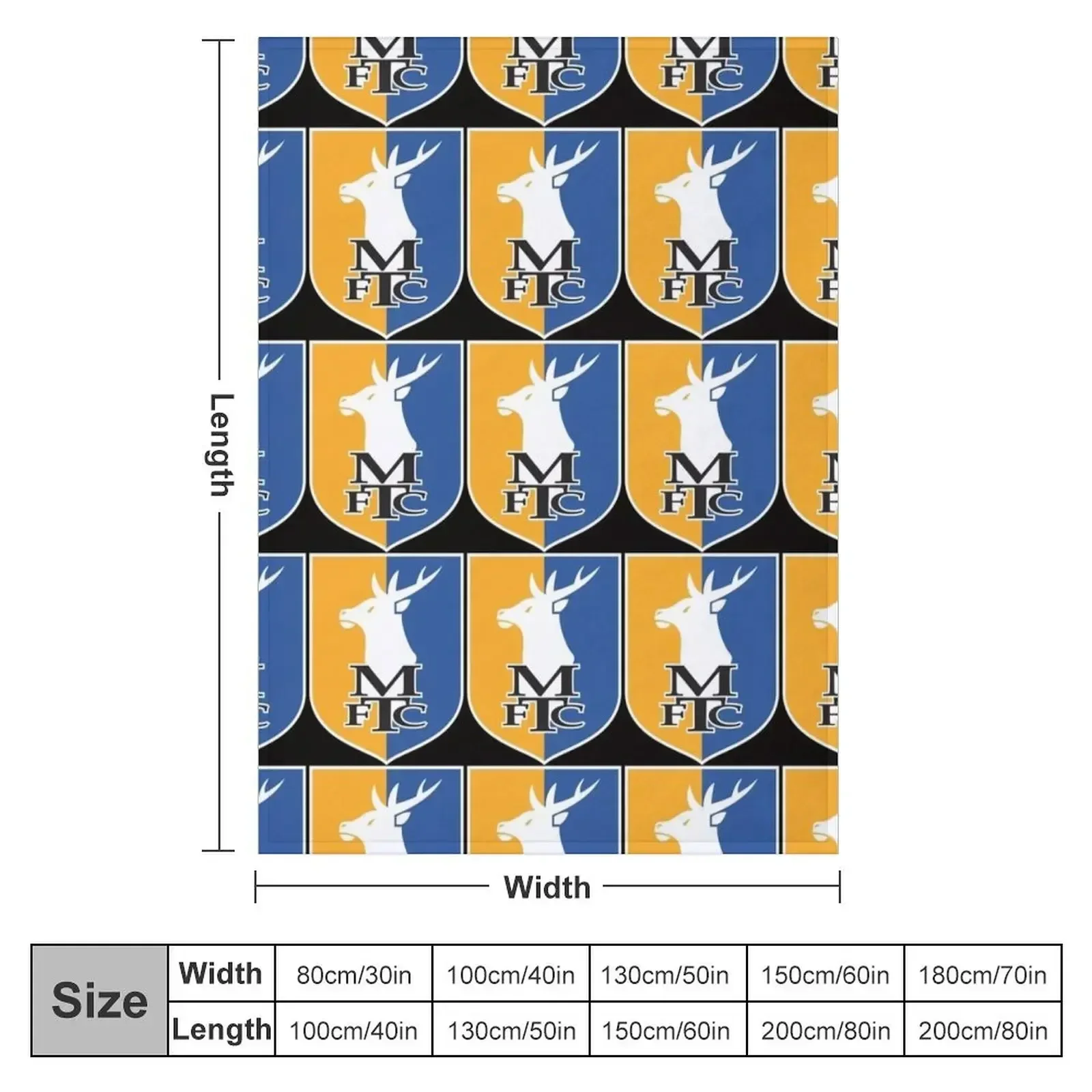 Mansfield Town Badge Classic T-Shirt Throw Blanket Plush Luxury for winter Giant Sofa Blankets