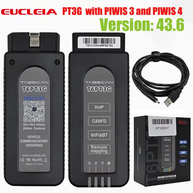 A+++ for Porsche BEST TabScan T6PT3G CANFD DolP Diagnostic Tool OEM Diagnostic New Generation Diagnosis VCI Remote Mapping
