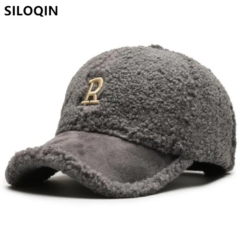 

Free Shipping Winter Women's Hats Lambhair Warm Baseball Cap Fashion Embroidery Personality Hip-hop Hat Party Caps New Girls Hat