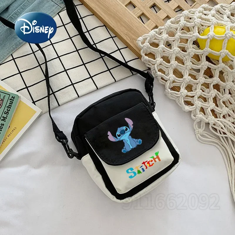 Disney Stitzer New Children's Crossbody Bag Cartoon Fashion Boys' One Shoulder Crossbody Bag Mini Children's One Shoulder Bag