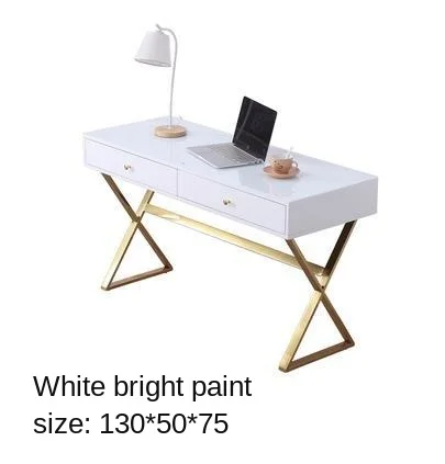 High quality desk modern minimalist desk computer desk learning stainless steel home furniture kids bookshelf  bookshelf desk