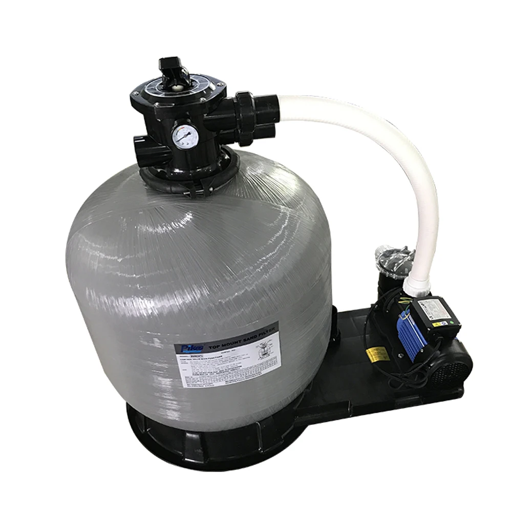 Top Quality Fiberglass Acrylic 36psi/2.5bar Sand Filter Combo For Swimming Pool