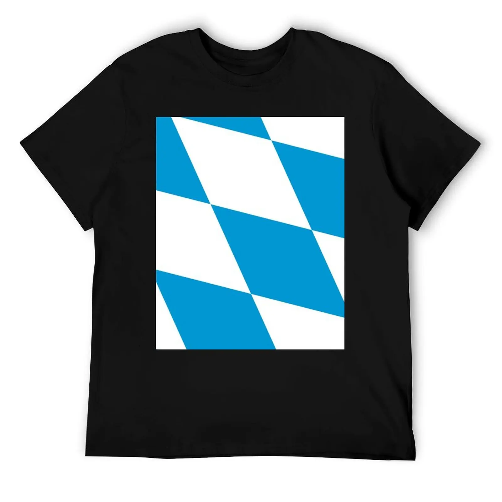 العلم البافاري في ألمانيا - بايرن فاهن - تي شيرت ملصق تي شيرت تي شيرت للرجل جرافيك تي شيرت