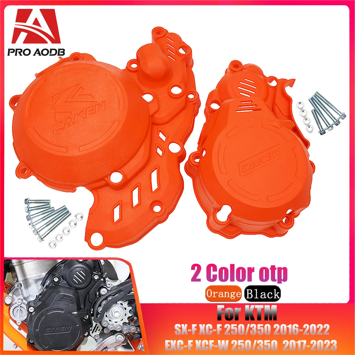 

Motorcycle Ignition Clutch Cover Guard Protector For Husqvarna FE 250 FE 350 For KTM 250 300 EXCF XCFW 350 For GAS EC 250F 2021
