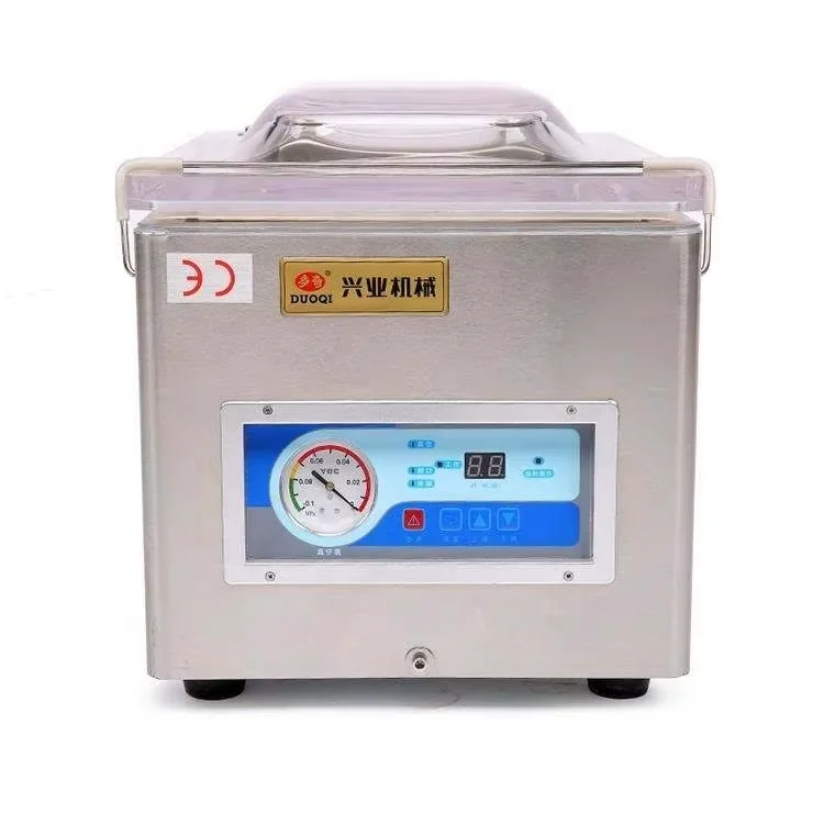 DUOQI DZ-260 220v Industrial Table Top Packer Foodsaver Sealer Food Vacuum Plastic Bag Vacuum Packaging Machine