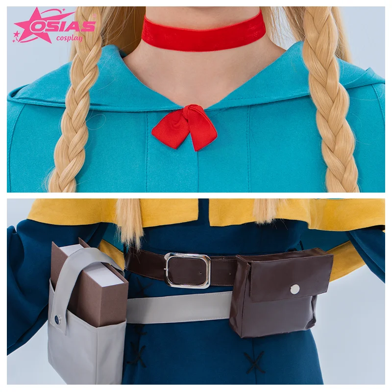 OSIAS Marcille Donato conjunto de disfraz de Cosplay Marcille Donato peluca Marcille Donato zapatos delicioso en mazmorra