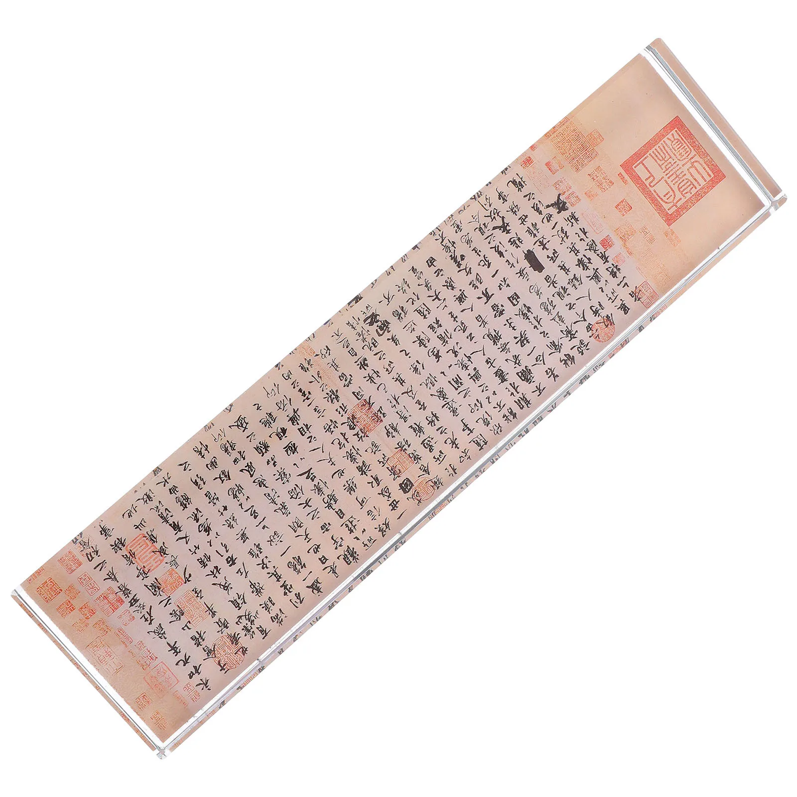 

1Set Glass Calligraphy Paperweight Style Stable Pressing Tool for Calligraphy Painting Sewing Desk Decoration Office