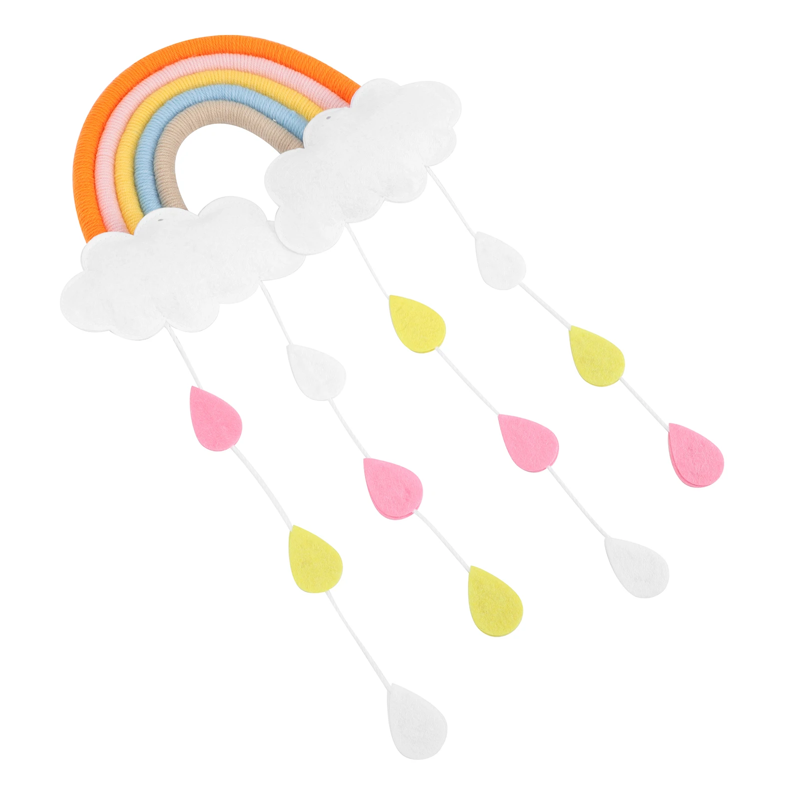 

Rainbow Cloud Kids Bedroom nament Decor Yarn naments Kids Bedroom Wall Child Room Accessory Home Tapestry