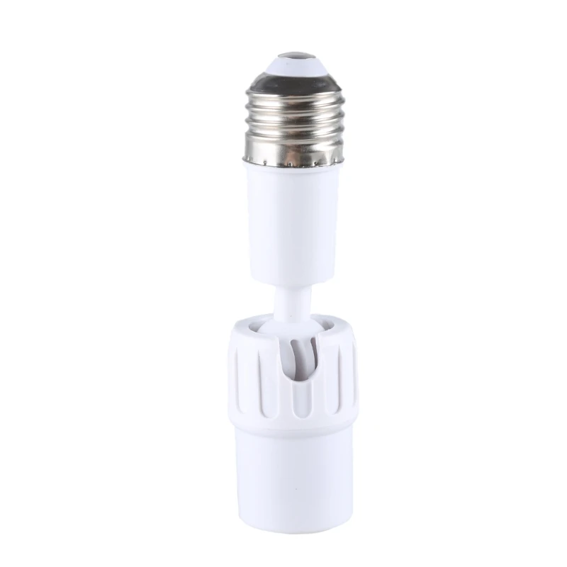 E27 Light Bulb Socket Extender Adapter E27 To E27 Flexible Extension Light Adjustable Converter For Led Lamp Recessed