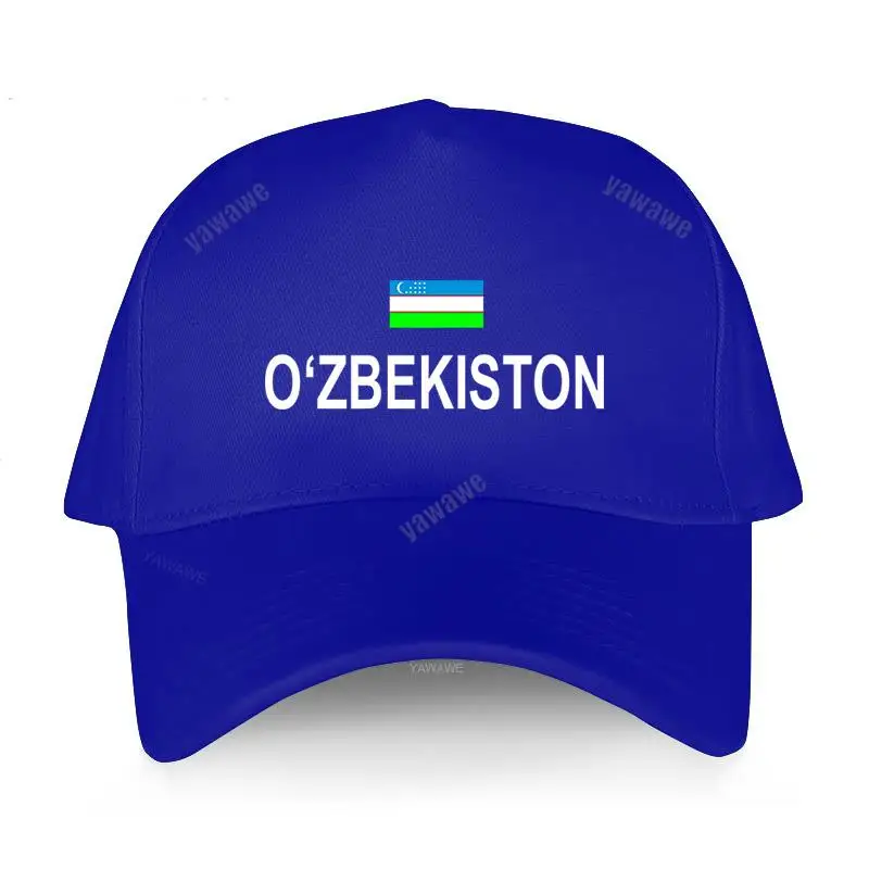 Hot sale female yawawe Caps casual short visor hat Uzbekistan Uzbekistani nation team country UZB men cotton Baseball Cap