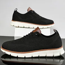 Men Casual Shoes Breeze Stylish Oxfords Fashion Formal Business Urban Shoes for Male Non Slip Dress Sneakers for Party