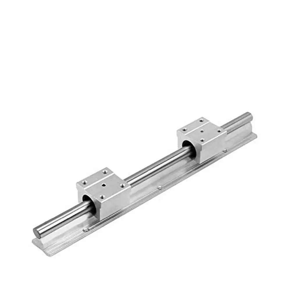 Linear Motion Rail Shaft Slide Guide 1000mm SBR20 with SBR20UU Bearing Pillow Block Low Noise High Accuracy Stability Industrial