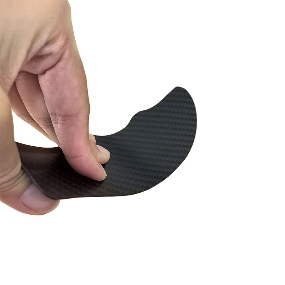 1 Paar Kohlefaser-Einlegesohle, halbe Zwischensohle, Einlegesohle für Basketball, Fußball, Wandern, Sport, Orthesen, Schuh-Vorfuß-Einsätze, 1,0 mm, 1,2 mm – Detail 4