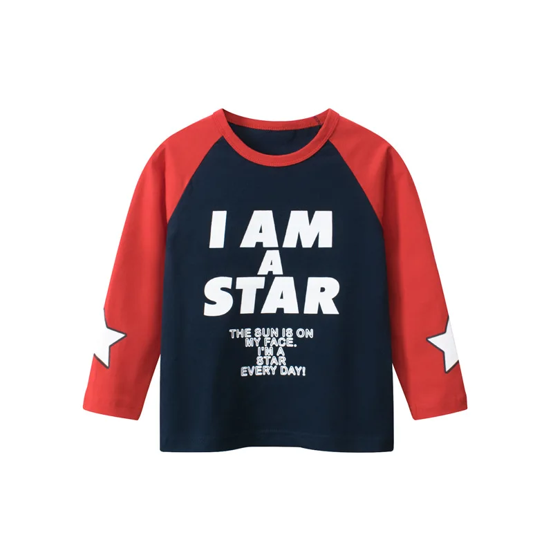 

Children's wear children's long sleeve T-shirt baby clothes of autumn new fund male render unlined upper garment