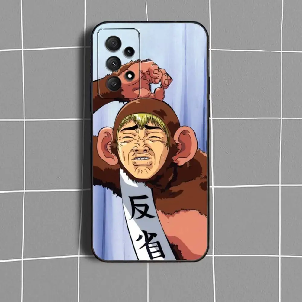 Custodia per telefono Great T-Teacher OnizukaS GTO per Samsung Galaxy A73,31,32,72,41,53,52,71,22,5G,Nota,J7,8,9 Cover nera morbida