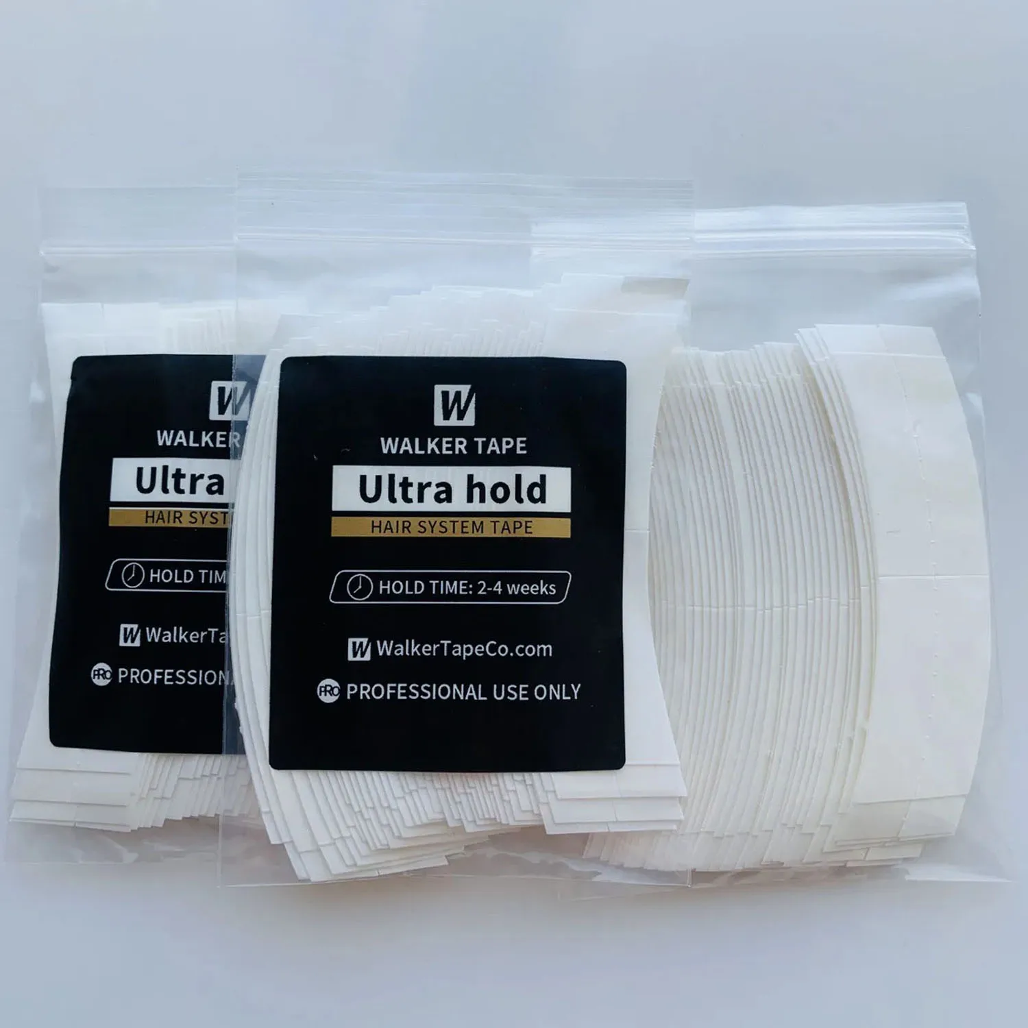 108개 초강력 화이트 헤어 시스템 테이프 양면 접착 슈퍼 테이프 레이스 가발/남성 부분 가발/헤어피스용