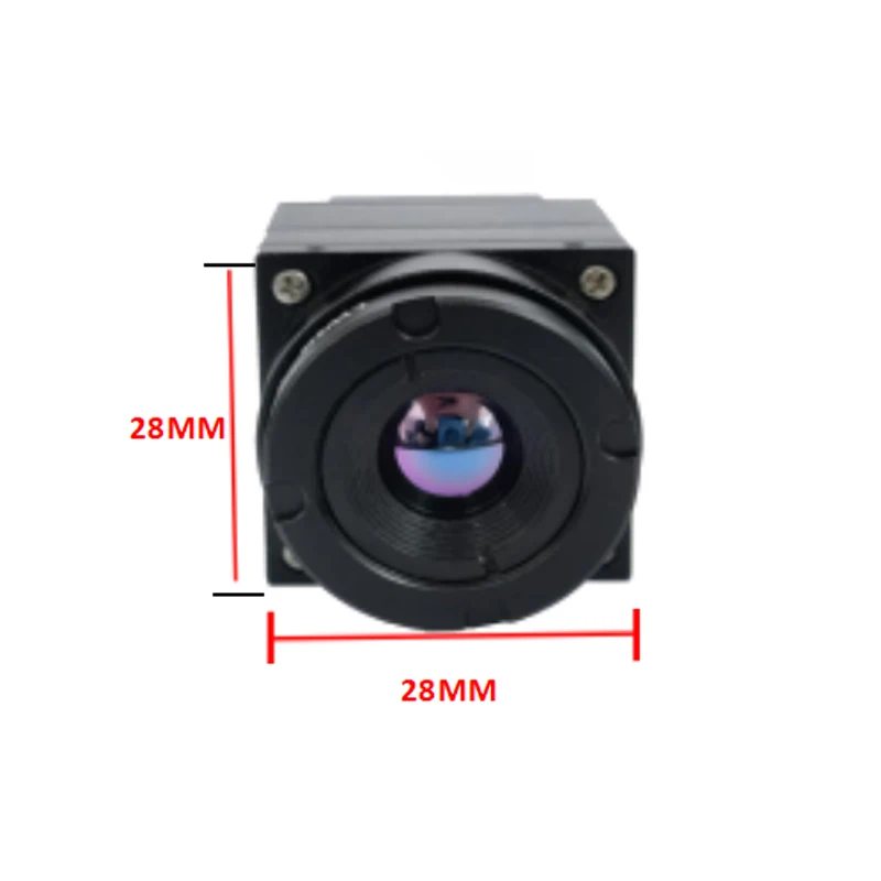 High Resolution 384 * 288 Night Vision Camera 6.8mm Lens Uncooled Infrared Focal Plane Detector For FPV Drone Racing