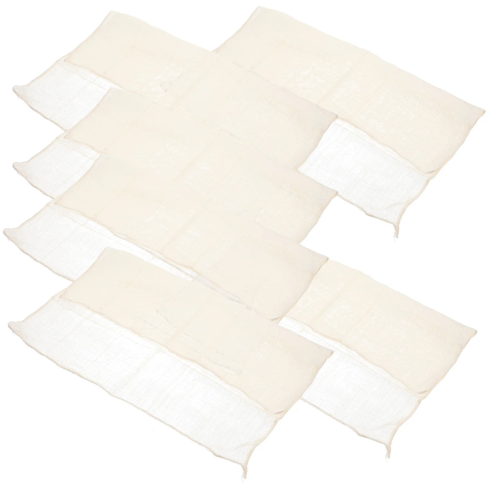 6 Pcs Finished Product Tofu Cloth Cheese Staining Pastry Cotton Fine Cheesecloth