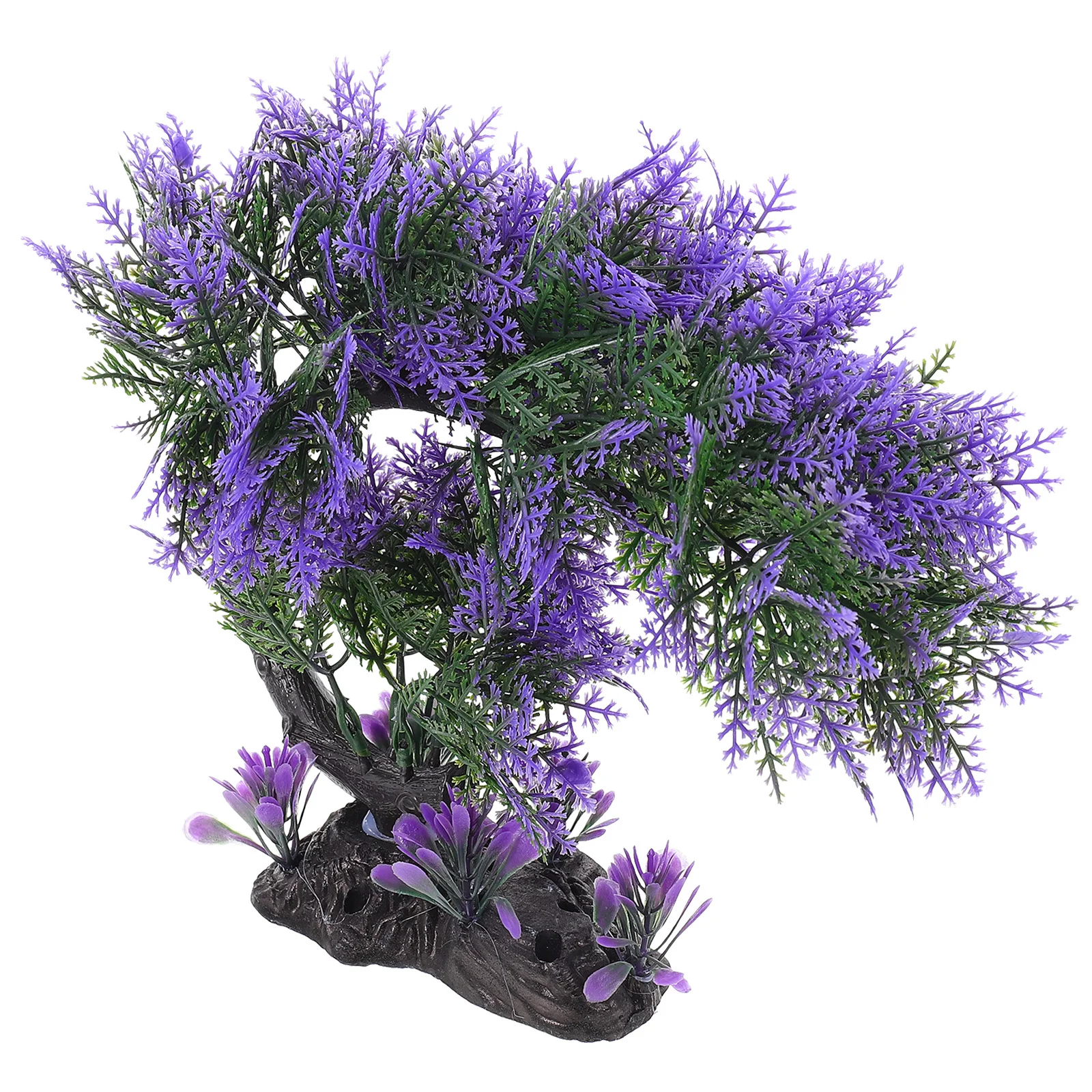 

Vivid Simulated Pine Tree Aquarium Decor Artificial Tree for Fish Tank Hiding Place Natural Atmosphere Aquarium Accessory