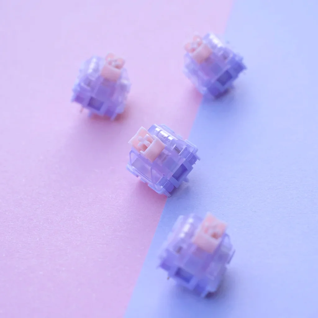 OUTEMU Jing Silent Linear Switch 5 pinos 39g P1 PC Som Suave Tipo Papinha para Teclado Mecânico Switches Silenciosos Teclado Gamer