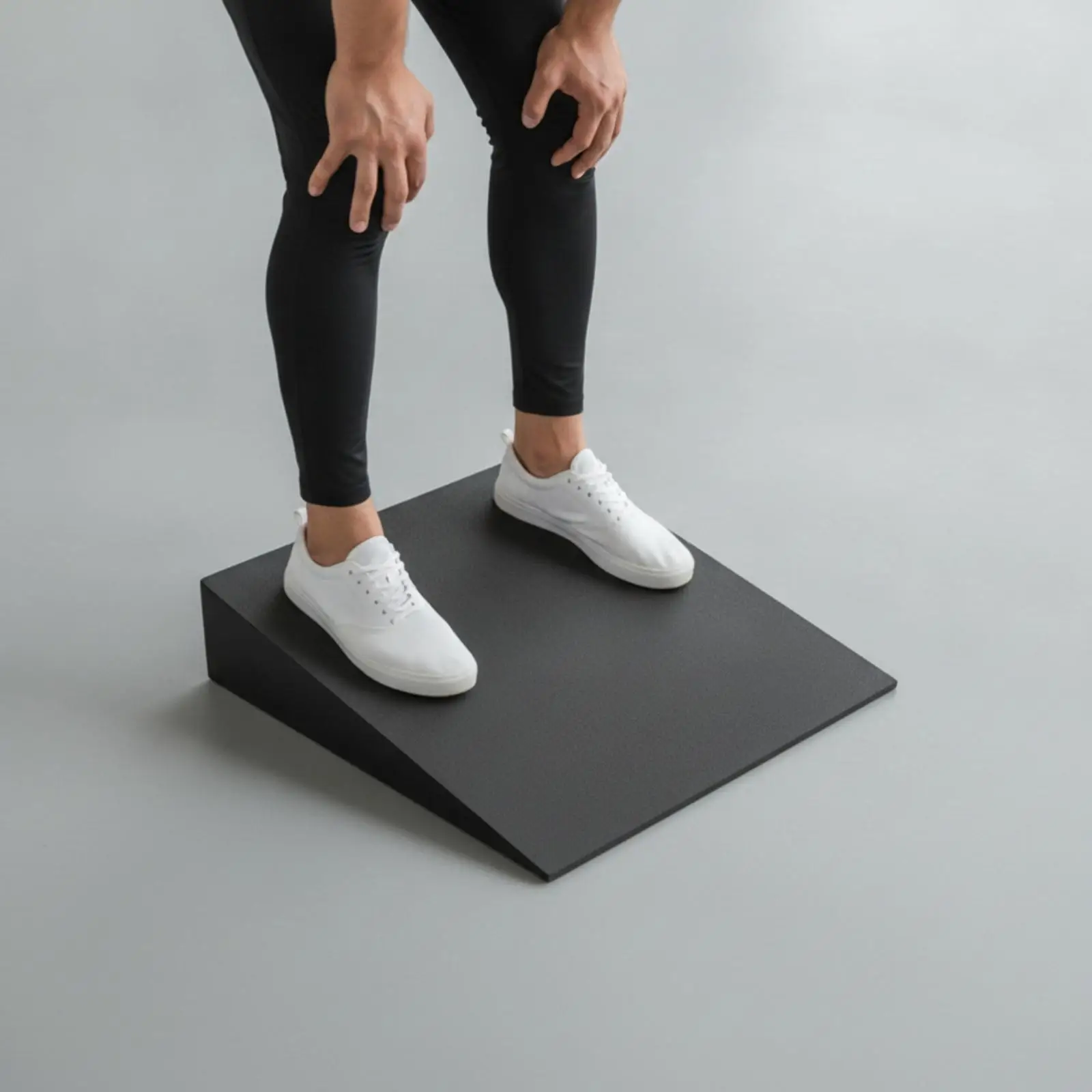 Inclined Squat Board for Lower Leg Stretching and Flexibility Exercise Tilt Platform for Squat Training Equipment