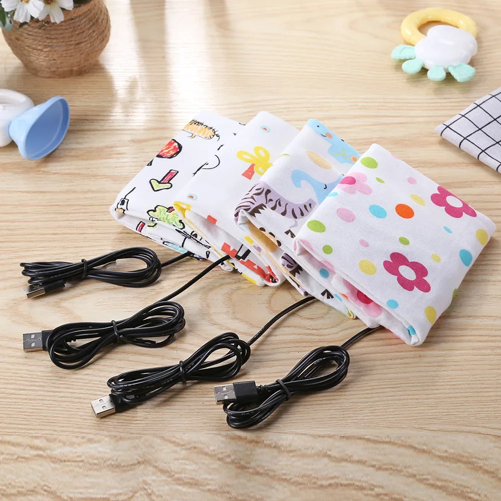 عربة السفر USB الحليب سخان الماء الطفل زجاجة الرضاعة سخان الغذاء ترموستات #5