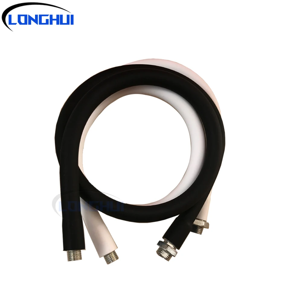 Universal M10-M8 1w3w LED Gooseneck Hose 12mm/10mm Diameter Bendable Silicone Metal Soft Tube for Table Floor Spotlight Lamp Set