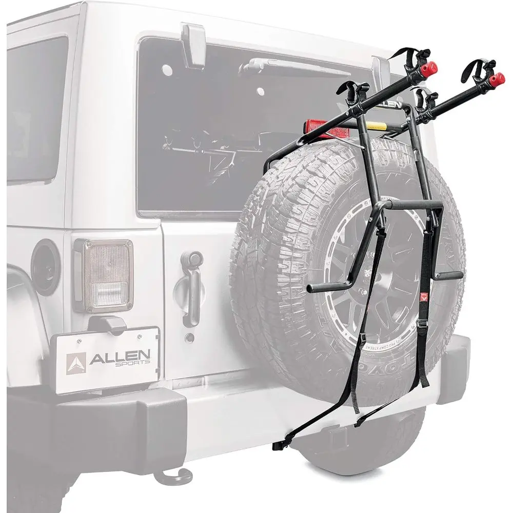 

Sports Deluxe 2-Bike Spare Tire Mounted Carrier, Model 322DN , Black