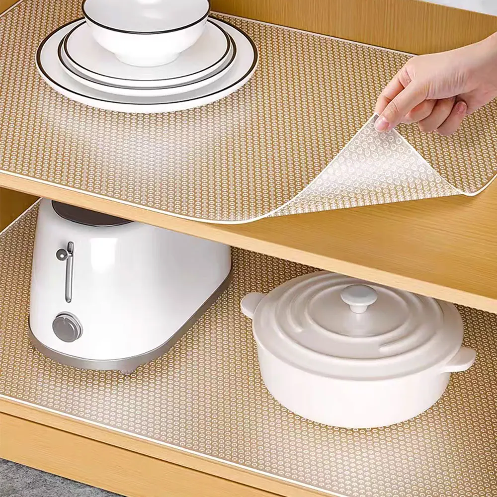 Balcony Desk Kitchen Universal Non Sticky EVA Shelving Paper Non Adhesive Flexible Anti Slip Cuttable Washable Cabinet Liner