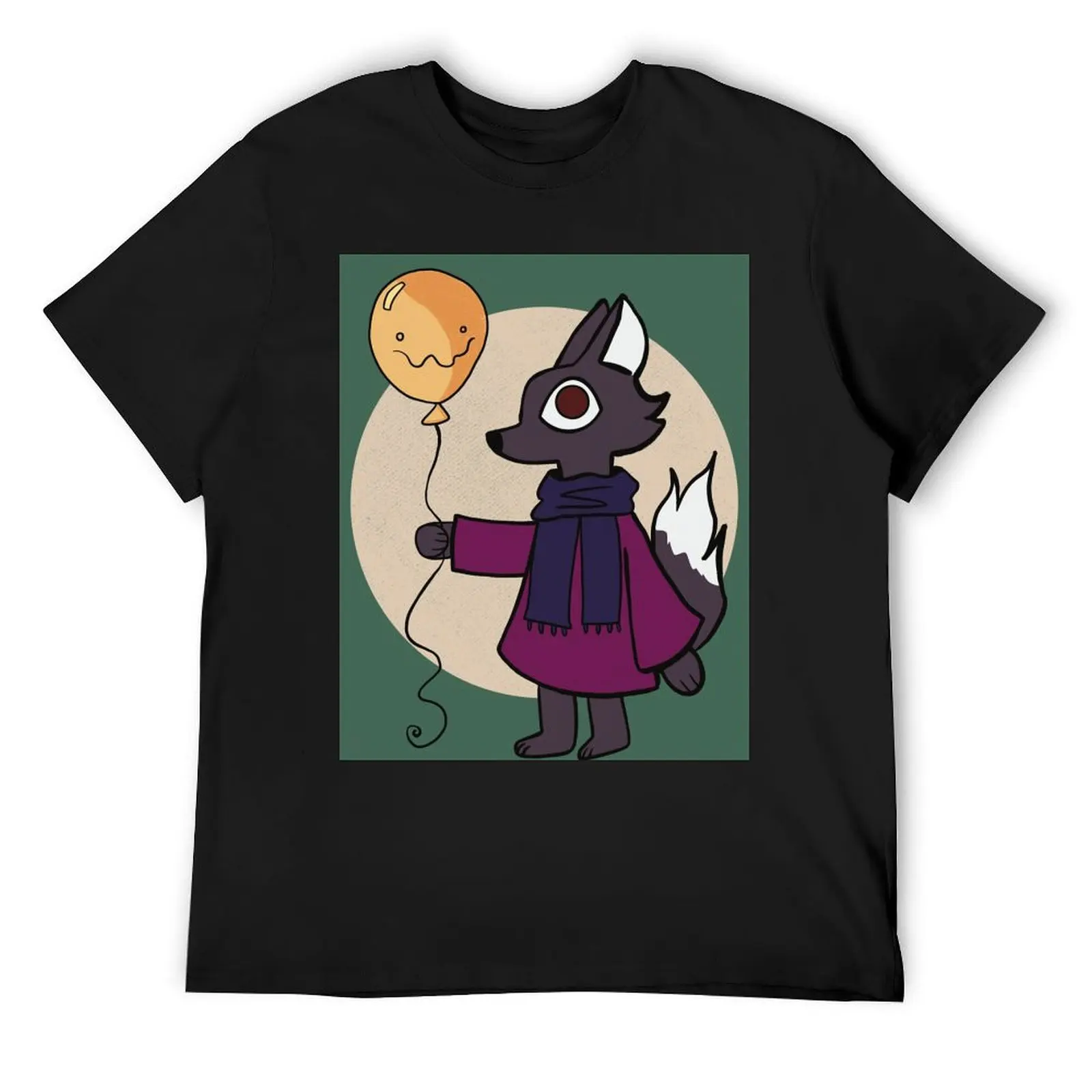 

A Wolf and his Balloon T-Shirt Aesthetic clothing vintage quick-drying sweat shirts, men