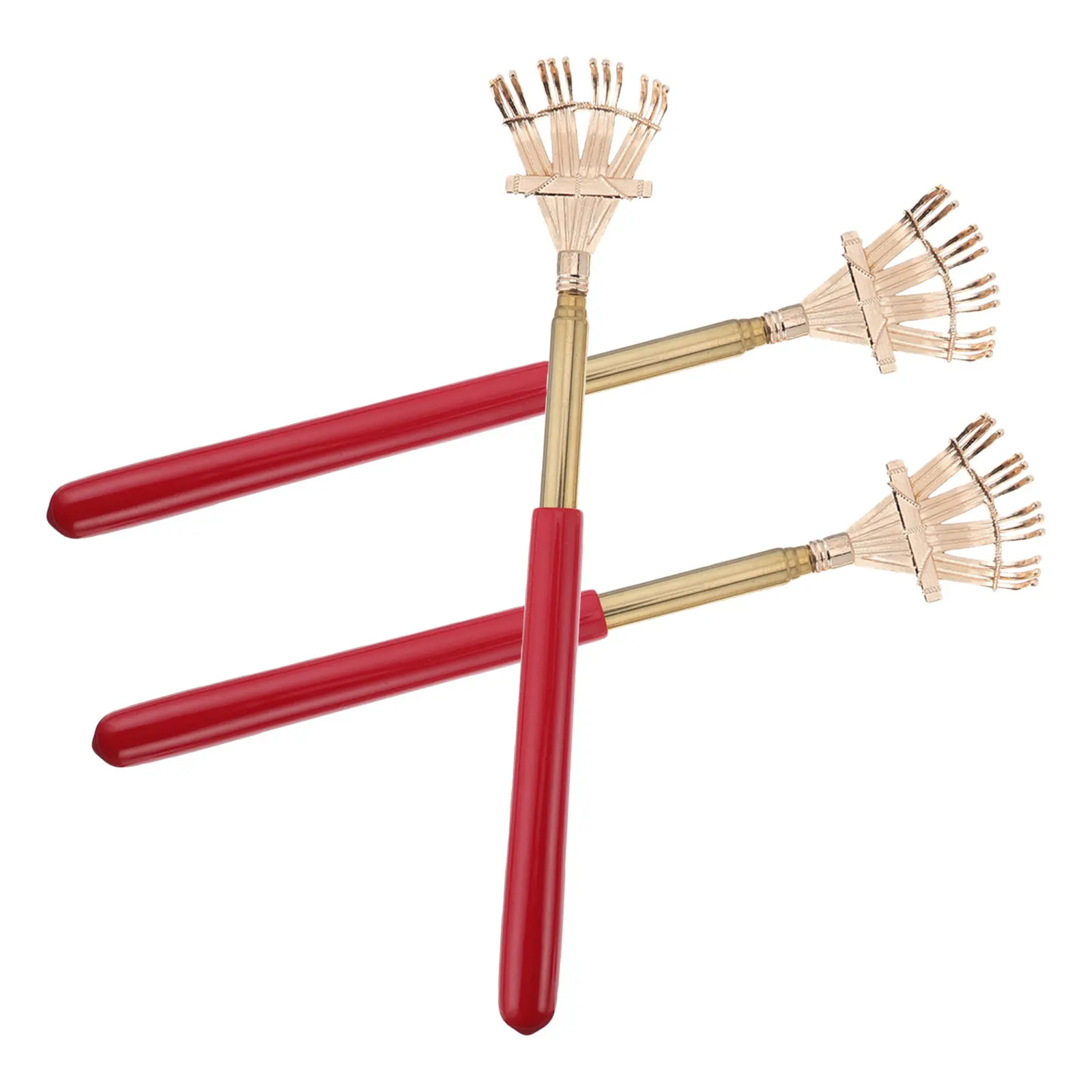 3Pcs Telescoping Back Scratcher Multifunctional Scratching Stick Extendable Itch Relief Massager Scratching Stick