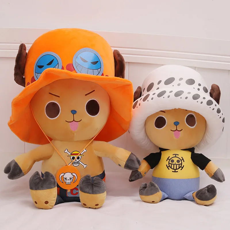 Classic One Piece Luffy Chopper Doll Simulation Plush Toy Chopper Children's Doll Holiday Gift 30/45/55CM