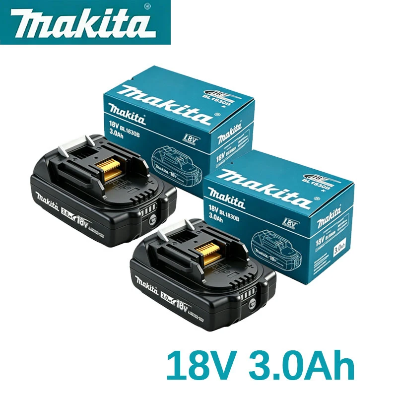 

Original Makita 18V 3000mAh Battery Lithium Ion Compatible with Makita BCS550 BDA350 BDF450 BHP450 Power Tools