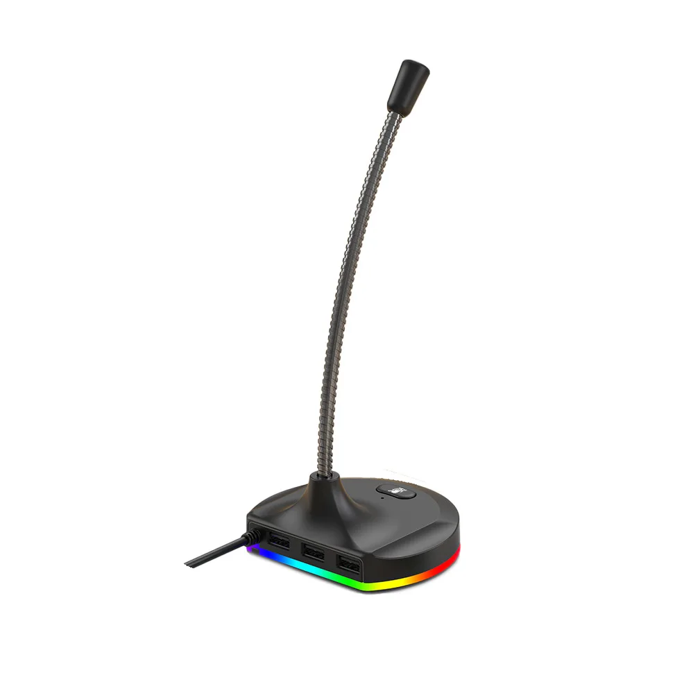 

Private model colorful microphone microphone game webcast 3 port usb microphone office desktop computer microphone