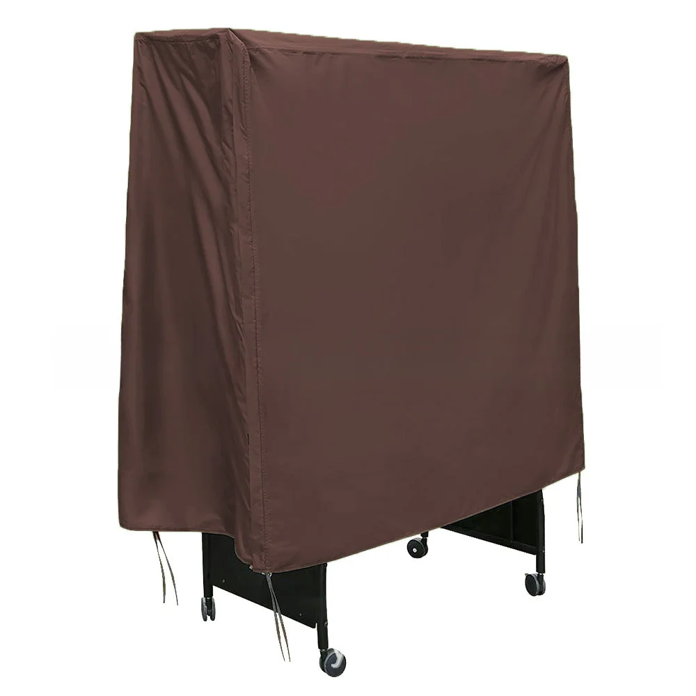 190T Polyester Table Tennis Table Cover for Outdoor Patio For Courtyard Use with Weather Resistant Properties and Zipper Closure